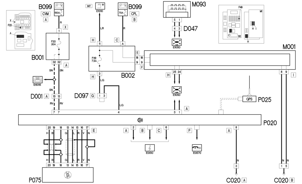 E4090 NAVIGATION SYSTEM - WIRING DIAGRAM - Fiat - CROMA - eLearn - 4CarData