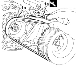 fiat punto alternator belt adjustment